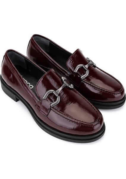 Kadın Hakiki Deri Bordo Loafer Ayakkabı 899 26101 Bn Ayk SK25-26 K.bordo Rgn fiyatları
