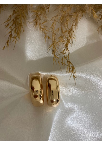 Modern Halka Xupıng Çelik Küpe