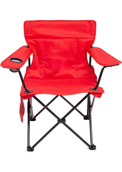 V2 Lüks Kamp Sandalyesi Kırmızı