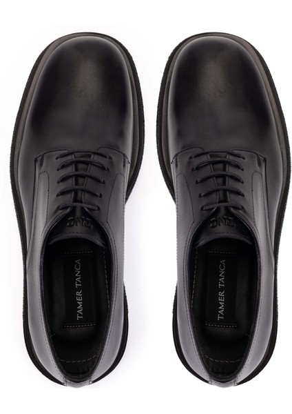 Erkek Hakiki Deri Siyah Klasik Ayakkabı 771 65442 Erk Ayk SK25-26 Sıyah Spr indirimleri