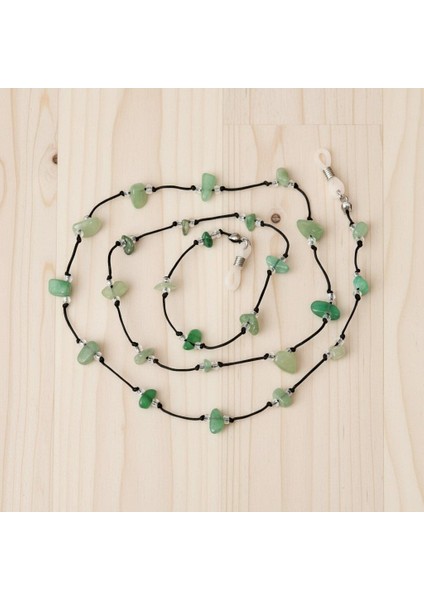 Aventurin Taşı Gözlük Askısı – Doğal Taş Gözlük Ipi, Şans Taşı fiyatları