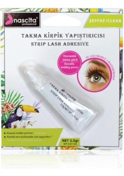 Nascita Takma Kirpik Yapıştırıcı (Beyaz, 2.5 Gr)