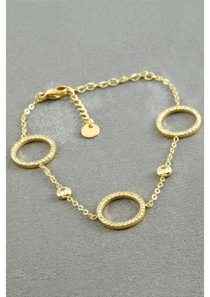 Yuvarlak Lüks Çelik Bileklik