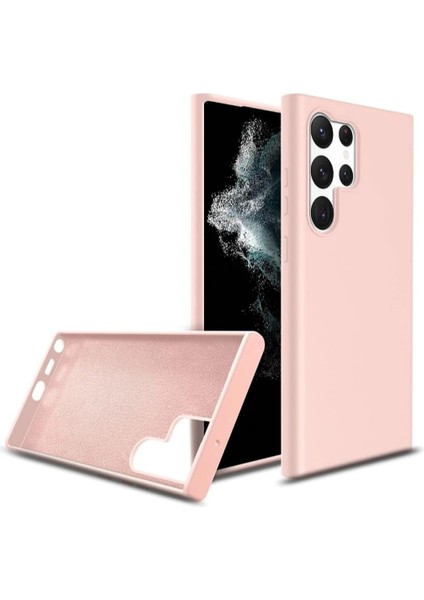 Galaxy S25 Ultra ile Uyumlu Pu Deri Kılıf Içi Kadife Metal Çerçeve Darbeye Karşı Koruyan Ince Deri Hissi [galaxy S25 Ultra Pu Deri] (Açık Pembe Pu Deri)