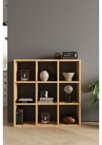 Oya9 Raflı Karekitaplık