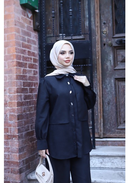 Sedef Düğmeli Süet Takım fırsatları