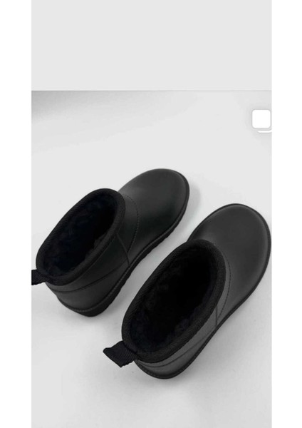 Hsm Su Geçirmez Içi Yoğun Kürklü Kısa Bot