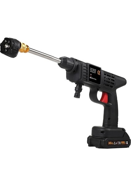 Basınçlı Yıkama Makinesi, 150PSI Taşınabilir Basınçlı Temizleyici El Tipi, 6'sı 1 Arada Püskürtücü Pil ve Şarj Cihazı 24V 1500MAH Pil Elektrikli Basınçlı Yıkama Makinesi Araba Yıkama, Sulama fiyatları