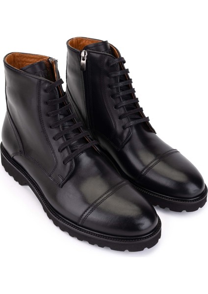 Erkek Hakiki Deri Siyah Casual Bot 1170 480 Erk Bot SK25-26 Sıyah Spr fiyatları