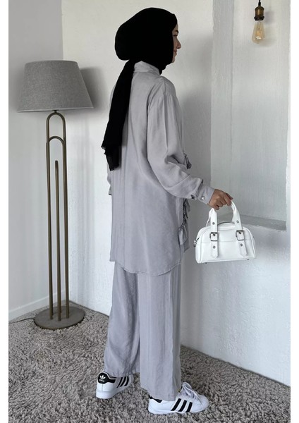 Taş Işlemeli Tunik Pantolon Tesettür Ikili Takım P-00017905 fırsatları