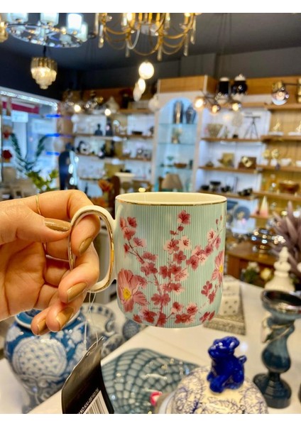 Jungle Pembe Çiçekli Kupa fiyatları