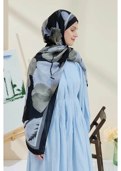 Gelincik Desen Bambu Şal modelleri