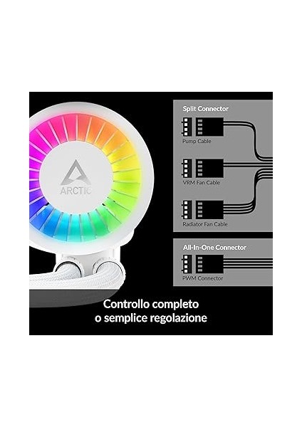 Liquid Freezer Iıı - 280 A-Rgb Intel/amd Uyumlu, 280MM Radyatörlü, 2X14CM P14 Pwm Fanlı, Sıvı Işlemci Soğutucu Beyaz (AR-ACFRE00151A) modelleri