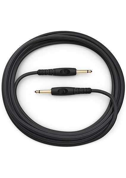 "custom Serisi" Gitar Kablosu | Dünya Çapında En Sevilen Aksesuarlardan En Yüksek Kalite | Pw-G-10 | 3 Metre | 2 Düz Fiş modelleri