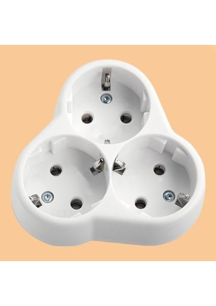 3'lü Priz Fiş Priz Topraklı Çoklu Çoğaltıcı Kablosuz Üçgen modelleri