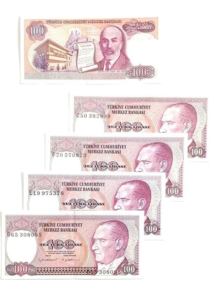 100 Türk Lirası Hobi Eski Para. Koleksiyon Kâğıt Para. Hatıra Para.