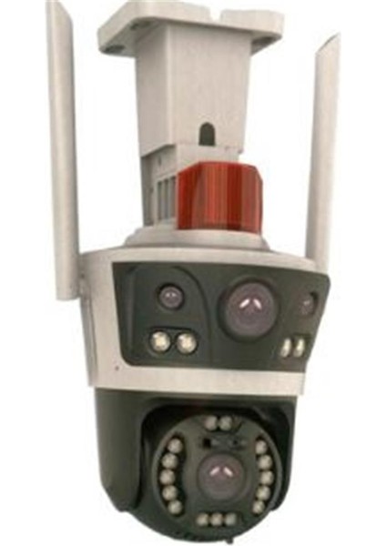Apronx APX-WP262 6mp 3.6mm Çift Kamera 21 LED Wifi Ptz Kamera