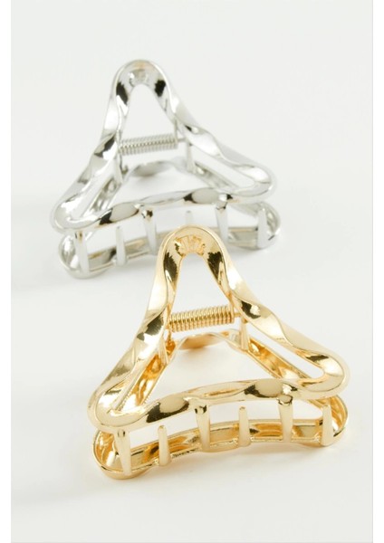 Oval Burgulu Metal Mandal Toka 6 cm