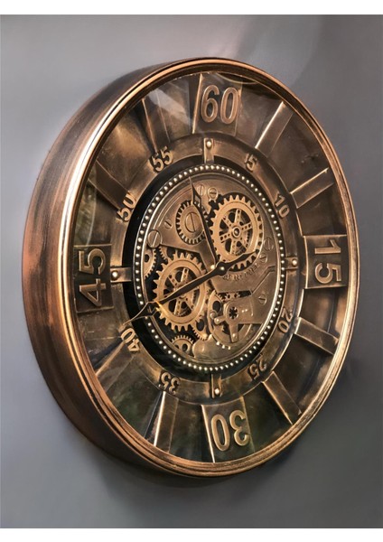 Çarklı Duvar Saati 60CM