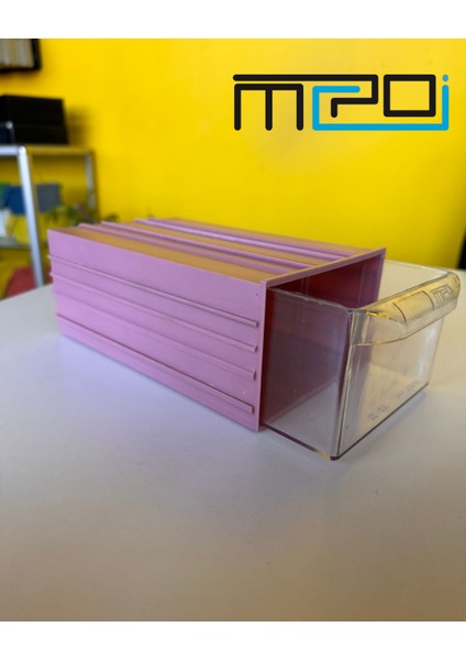 Tek Gözlü Pembe Plastik Çekmeceli Organizer Kutu | Atölye, Hobi ve Endüstriyel Kullanım fiyatları