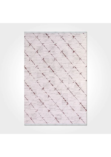 Zafra Geometrik Bej Viskon ve Akrilik Pamuk Tabanlı Makine Halısı fiyatları