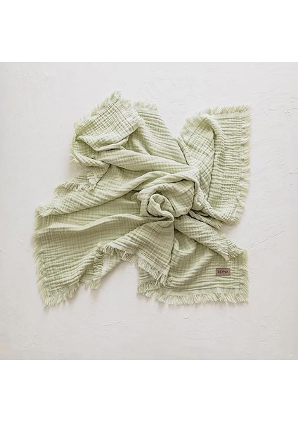 Su Yeşil 4 Katlı Müslin Bebek ve Çocuk BATTANIYESI%100PAMUK Baby Muslin Blanket fiyatları