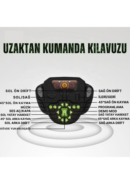 Işıklı Sesli Müzikli Şarjlı Bilek Kumandalı Drift Atan 4x4 Canavar Oyuncak Off-Road Aracı indirimleri