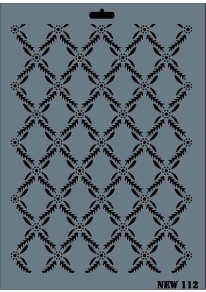Rich New Seri N-112 Stencil 35X25 cm