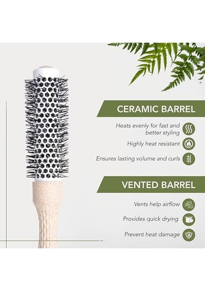 Doğal Seramik Termal Kırık Fön Fırçası 25MM 0471 fiyatları