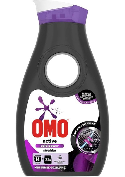 Active Cold Power Siyahlar Için Sıvı Çamaşır Deterjanı 910 ml