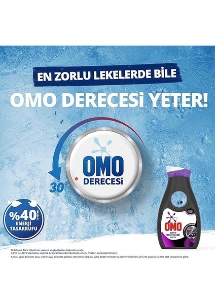 Active Cold Power Siyahlar Için Sıvı Çamaşır Deterjanı 910 ml indirimleri