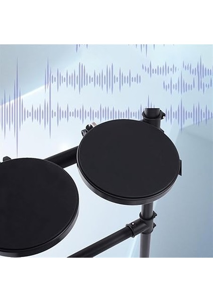 Electronic Drums 5 Drums 3 Cymbals Portable Folding Drum Set Percussion Instrument Professional Performance Silent Drum modelleri