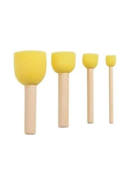 Sünger Tampon Fırça Seti 4'lü (Ponpon Fırça) fiyatları