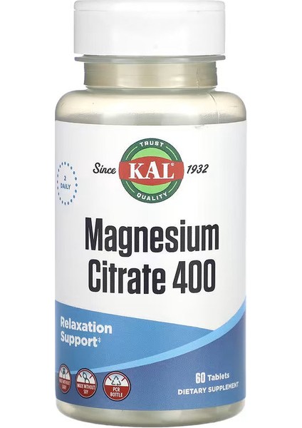 Magnesium Citrate 400 60 Tablet