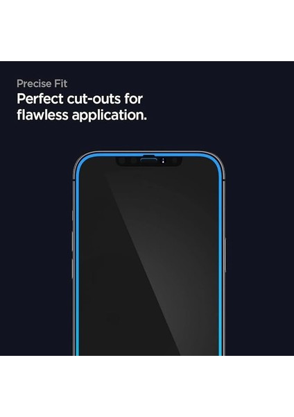 iPhone 12 Mini Cam Ekran Koruyucu Tam Kaplayan Glas.tr Slim Full Cover Black - AGL01534 fırsatları