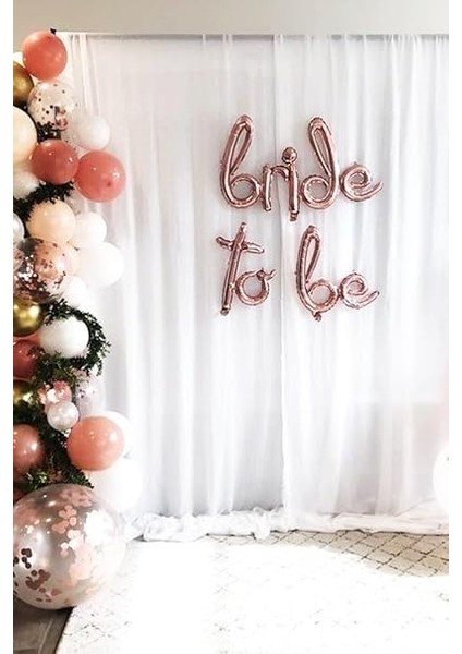 Bride To Be El Yazısı Folyo Balon 104X43CM 3 Parça fırsatları