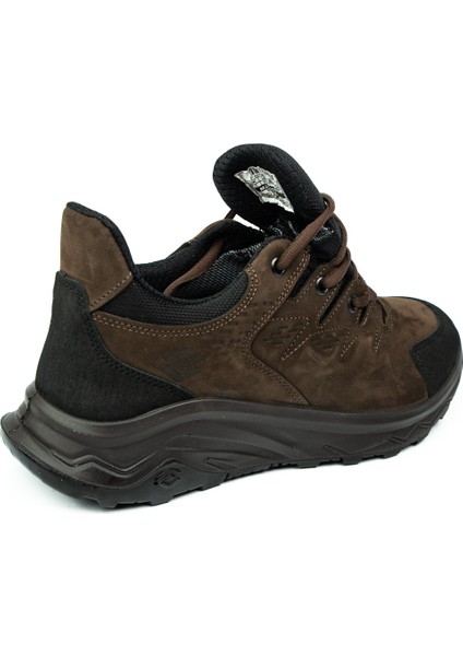 2040 Watertight Kahverengi Nubuk Deri Erkek Outdoor Ayakkabı fırsatları