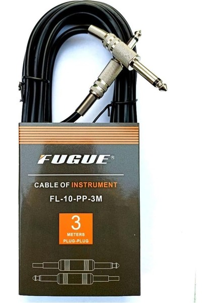 Enstrüman Kablosu 3 Metre Gitar Kablo Fugue