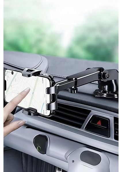 Universal Araç Içi Akrobat Telefon Tutucu Oto Teleskopik Hareketli Vantuzlu Araba Tutacağı 1450 modelleri