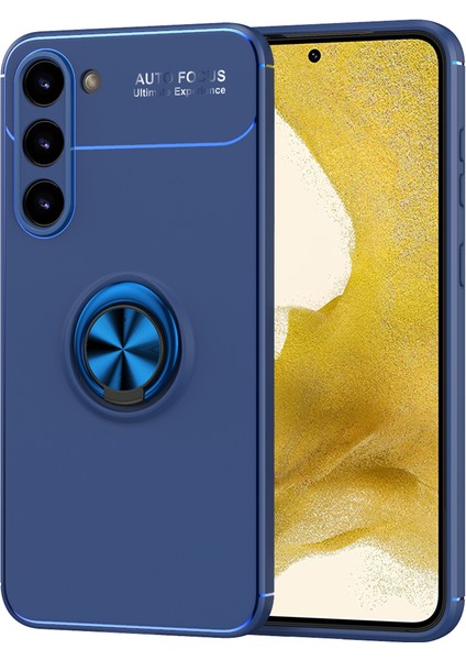 Galaxy S23 Plus Kılıf Nxxa Ravel Silikon Kapak-Mavi