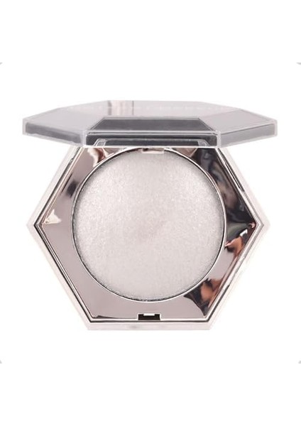 Xspring Pudra Paleti, Fırınlanmış Işıltılı Pudra Paleti, Uzun Süreli Su Geçirmez Parlak Highlighter Makyajı, Inci Işıltılı Tonlar ile Yüz Aydınlatıcı