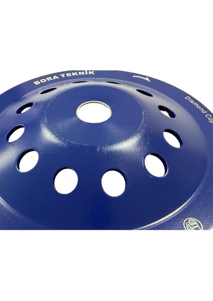 Bora Teknik Çift Sıra Elmas Çanak - Beton Taş Yüzey Silme Temizleme Diski 180 mm