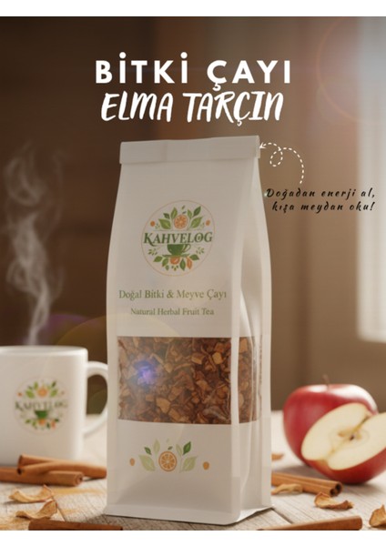 Elma Tarçın Çayı 500GR(DOĞAL Kurutulmuş, Katkısız)