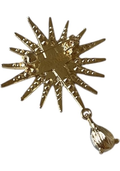 Taş Işlemeli Yıldız Broş fiyatları