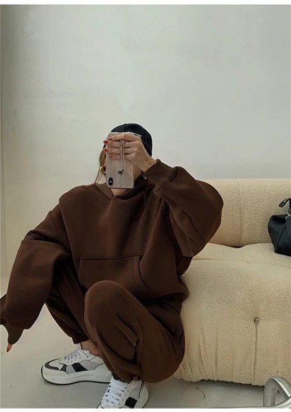 Kadın Trend Modal Oversiz Eşofman Takımı modelleri