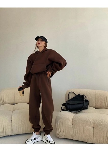 Kadın Trend Modal Oversiz Eşofman Takımı indirimleri