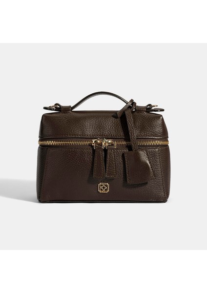 Kadın Kahve Omuz Askılı Mini Deri El Çantası fiyatları