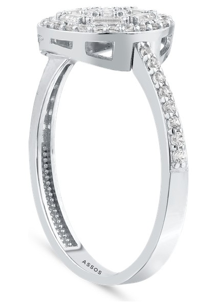 Altın Taşlı Tasarım Yüzük - 14K fiyatları