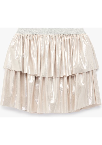 Beli Lastikli Kat Detaylı Pileli Etek fırsatları