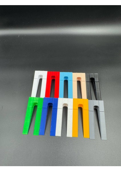 1:64 Ölçek Araba Rampası - Gökkuşağı - 10'lu